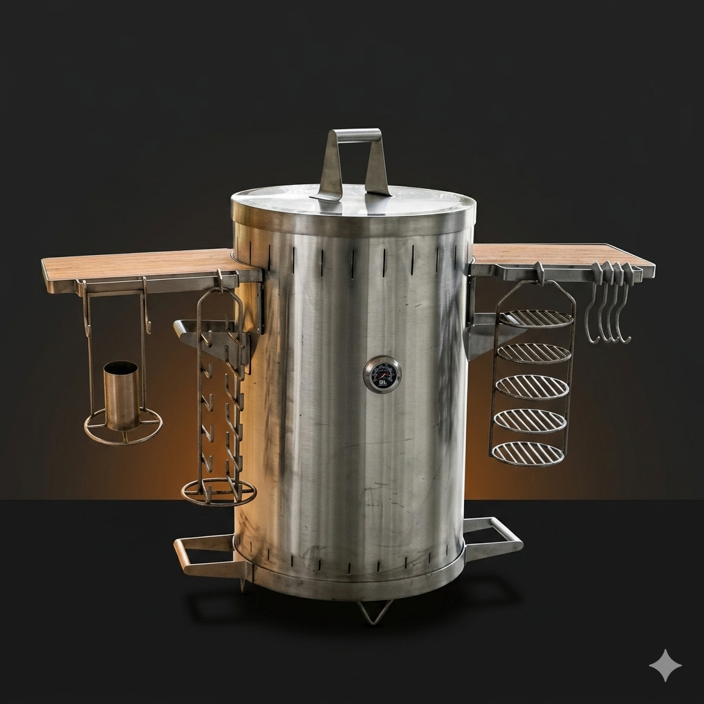 Asador BL Grill completo con accesorios